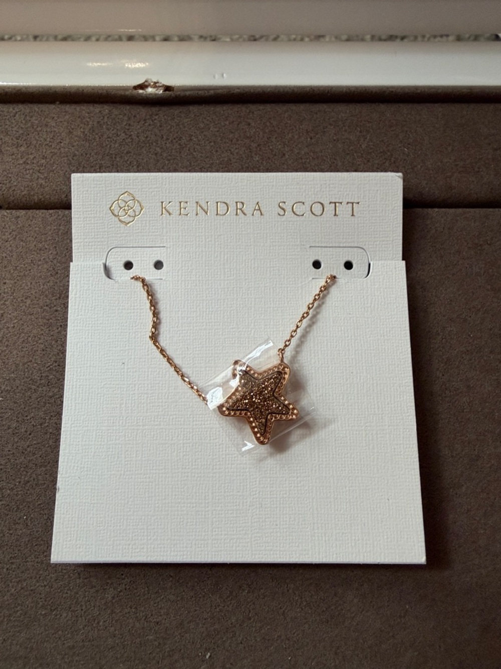 Kendra Scott Rose Gold Star Charm Necklace